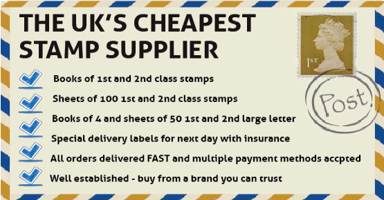 Discount Postage Stamps Online | Royal Mail Postage Stamps UK