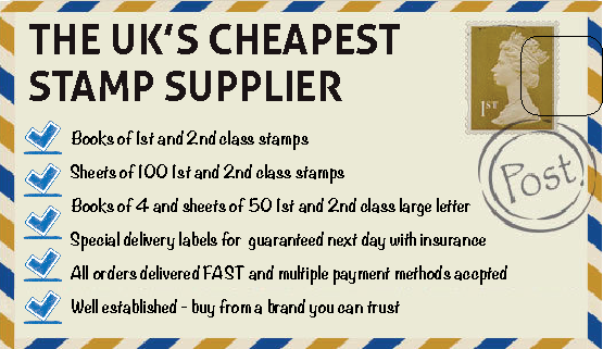 Discount Postage Stamps Online | Royal Mail Postage Stamps UK
