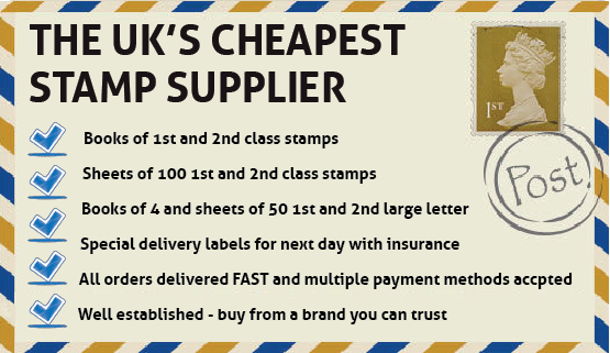 Discount Postage Stamps Online | Royal Mail Postage Stamps UK