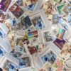100 x 13p mixed postage stamps
