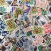 100 x 14p mixed postage stamps