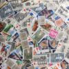 100 x 16p mixed postage stamps
