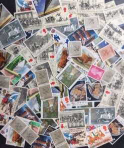 100 x 16p mixed postage stamps