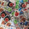 100 x 18p mixed postage stamps