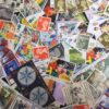 100 x 19p mixed postage stamps