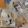 100 x mixed gummed E stamps