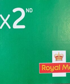 8 x 2nd self adhesive green stamps QR coded