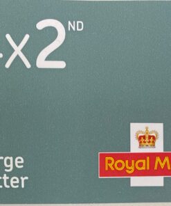 4 x 2nd large letter stamps QR barcoded