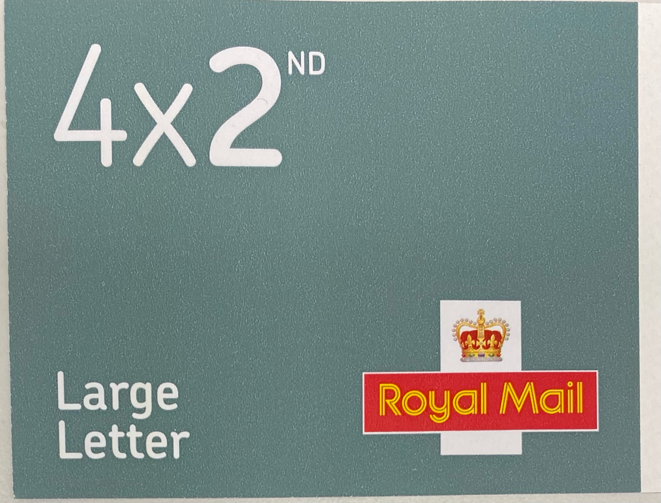 4 x 2nd large letter stamps QR barcoded