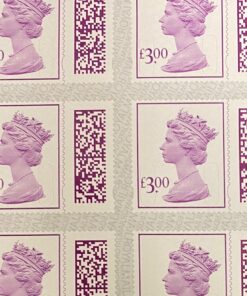 £3 qr barcoded postage stamp