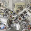 mixed gummed stamps high values in 100s, 50's and 25s