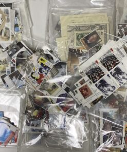 mixed gummed stamps high values in 100s, 50's and 25s
