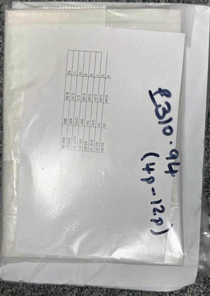 £310 low value gummed postage stamps