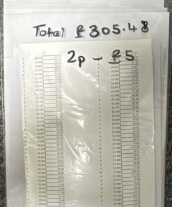 2p-£5 mixed gummed picture stamps