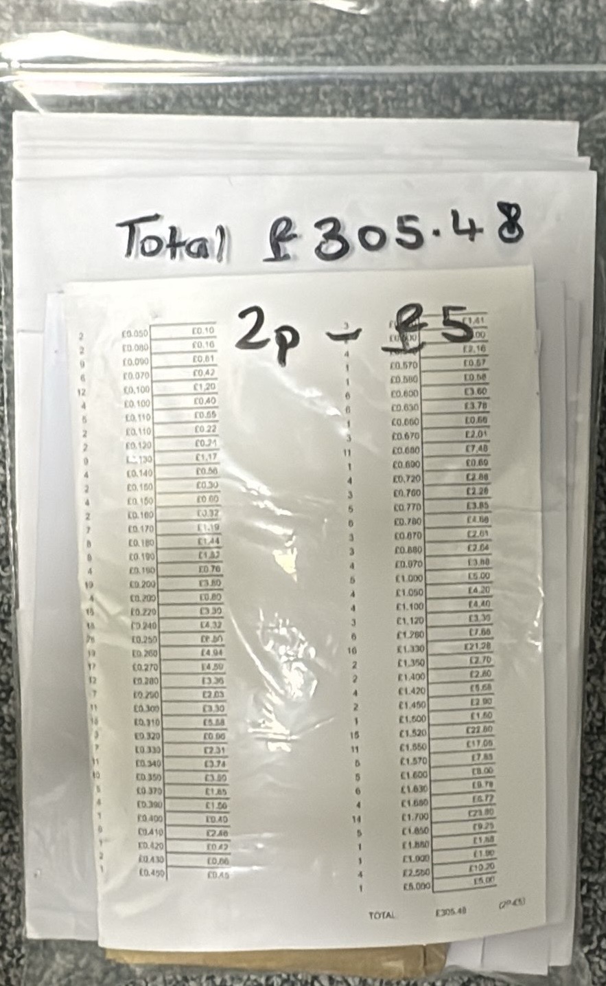 2p-£5 mixed gummed picture stamps